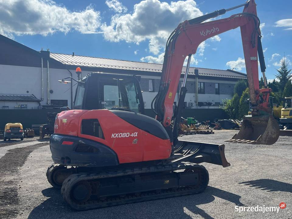 Minikoparka koparka gąsienicowa Kubota KX080 Maków Podhalański