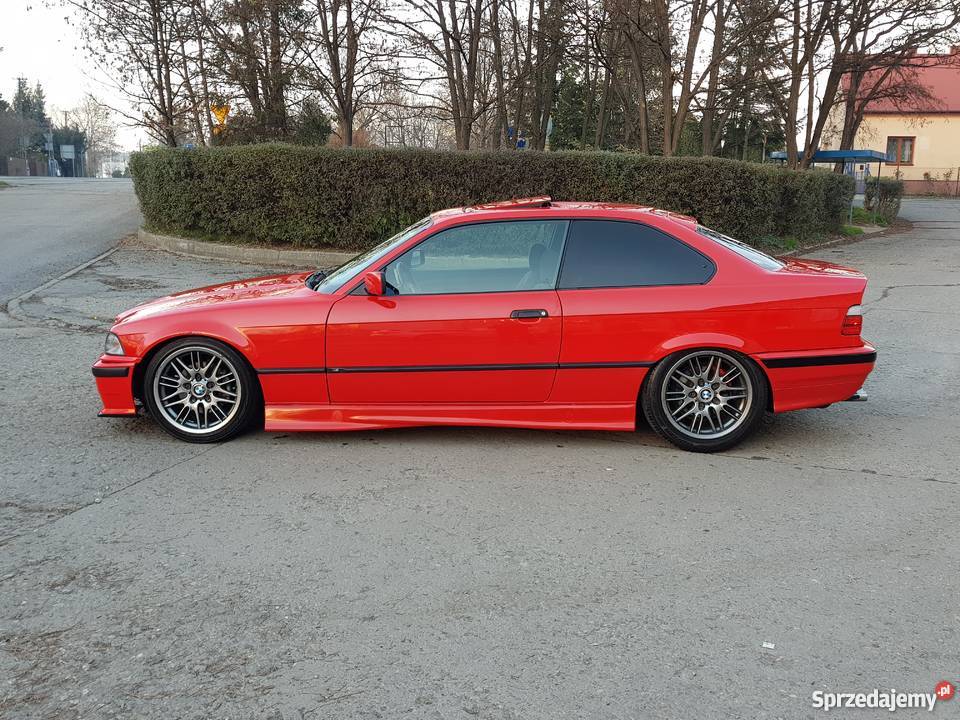 Bmw E36 Coupe 320i Brillantrot Do Nego nieuszkodzony Kraków