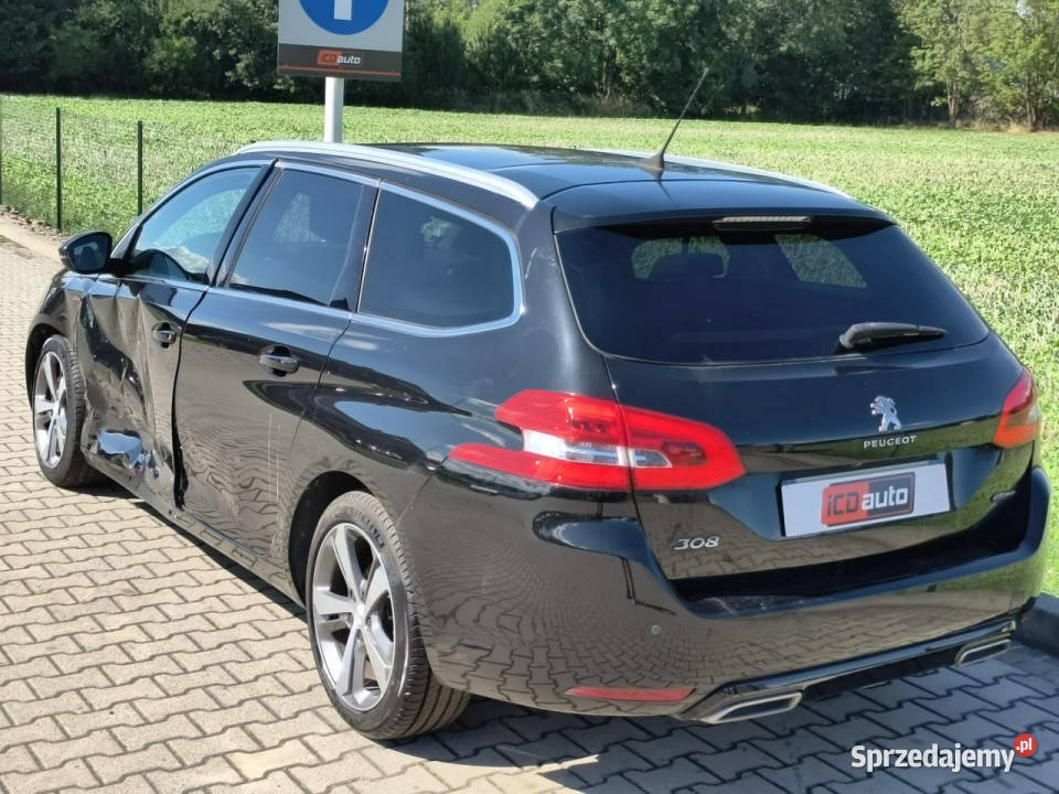 Peugeot 308 SW 12turbo benzyna 130 panorama czarny Kęty