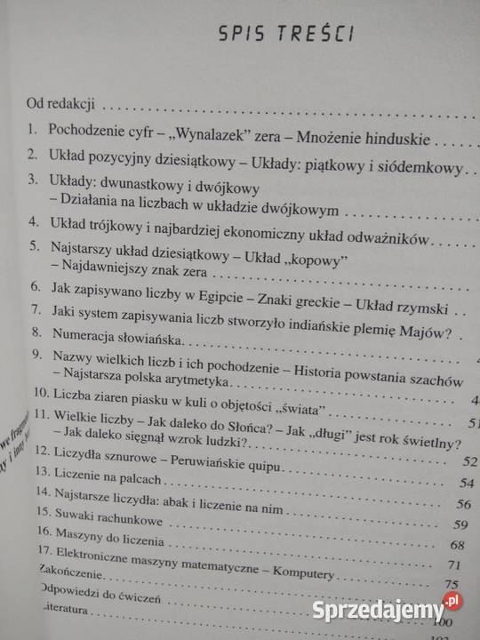 dawniej liczono liczymy dziś książki Antykwariat Warszawa