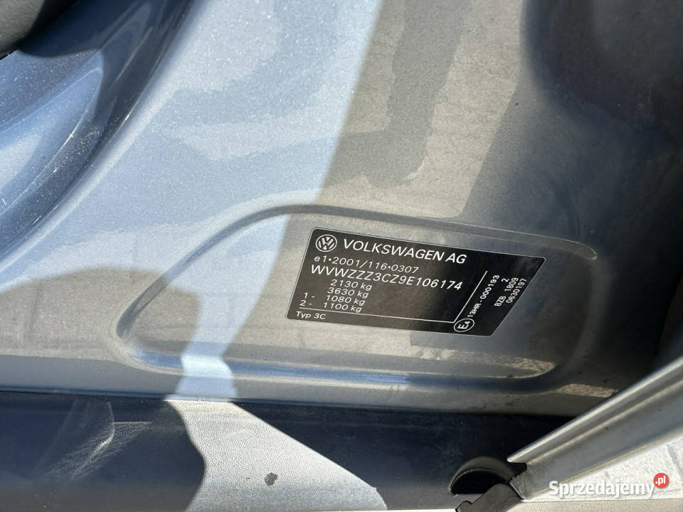 Volkswagen Passat Highline 18b moc 160 pół skóry podgrzewane fotele Wejherowo sprzedam