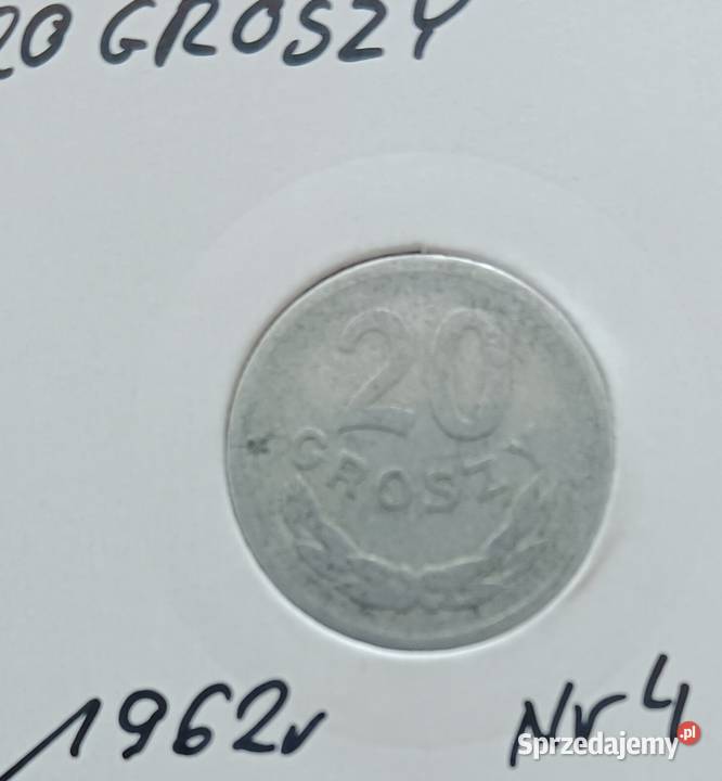 20 Groszy 1962 r 4 PRL Konin