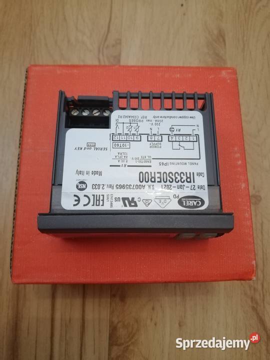 Regulator temperatury panelowy CAREL IR33S0ER00 pomorskie Chojnice