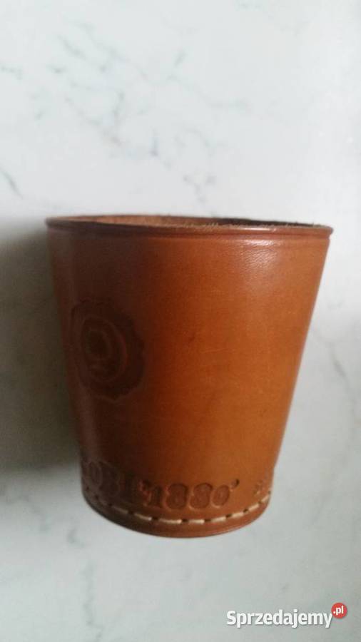 Wrfelbecher Jacobi 1880 Skorzany kubek do gry w Puławy