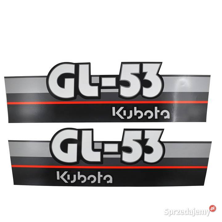 Naklejki Kubota GL53 Tajęcina