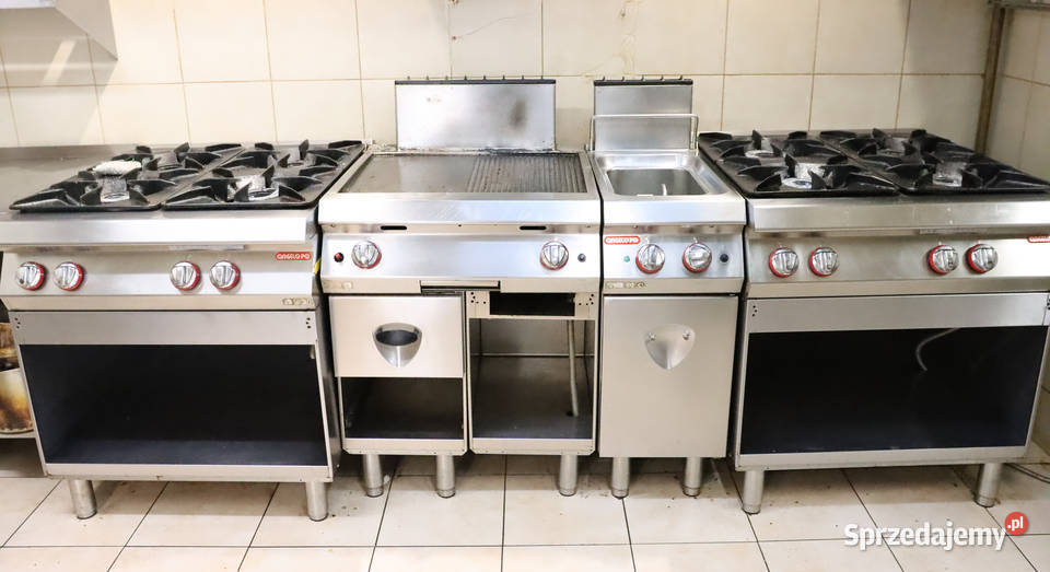Kuchnia gaz 4 palniki Angelo 190FAACOMO 34 kW Pszczyna sprzedam