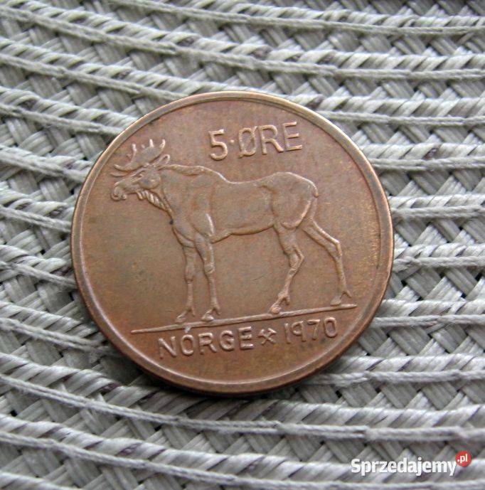 Norwegia 5 Ore 1970r Kalisz sprzedam