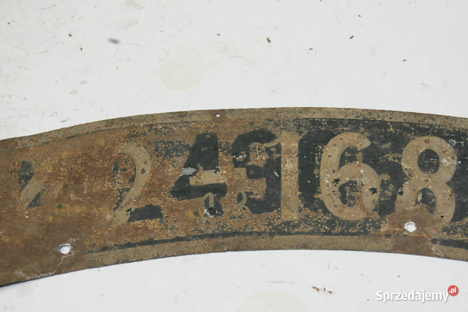 STARA TABLICA REJESRACYJNA TRIUMPH BSA ZUNDAPP Rybnik