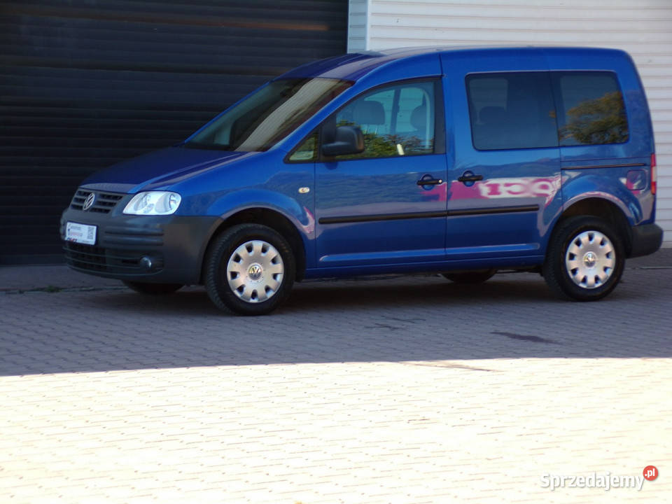 Volkswagen Caddy Klimatronic Gwarancja MPI I niebieski Caddy Mikołów