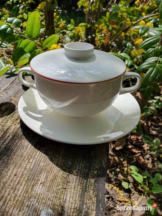 Royal Copenhagen bulionówka z pokrywką Porcelana i szkło sprzedam