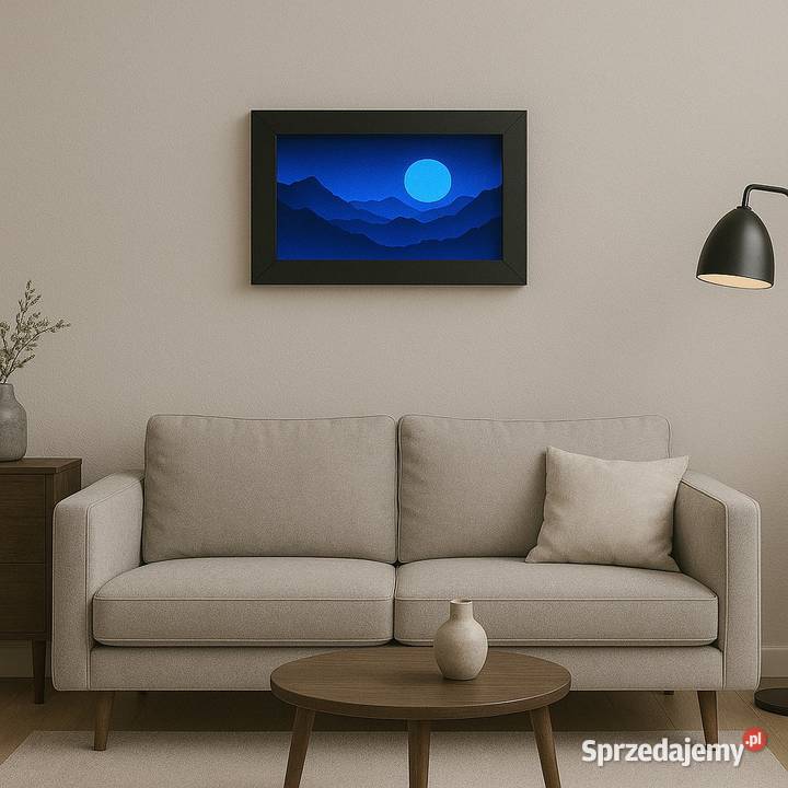 Obraz 3D na ścianę LED RGB metal ścienny stal Jeżowe