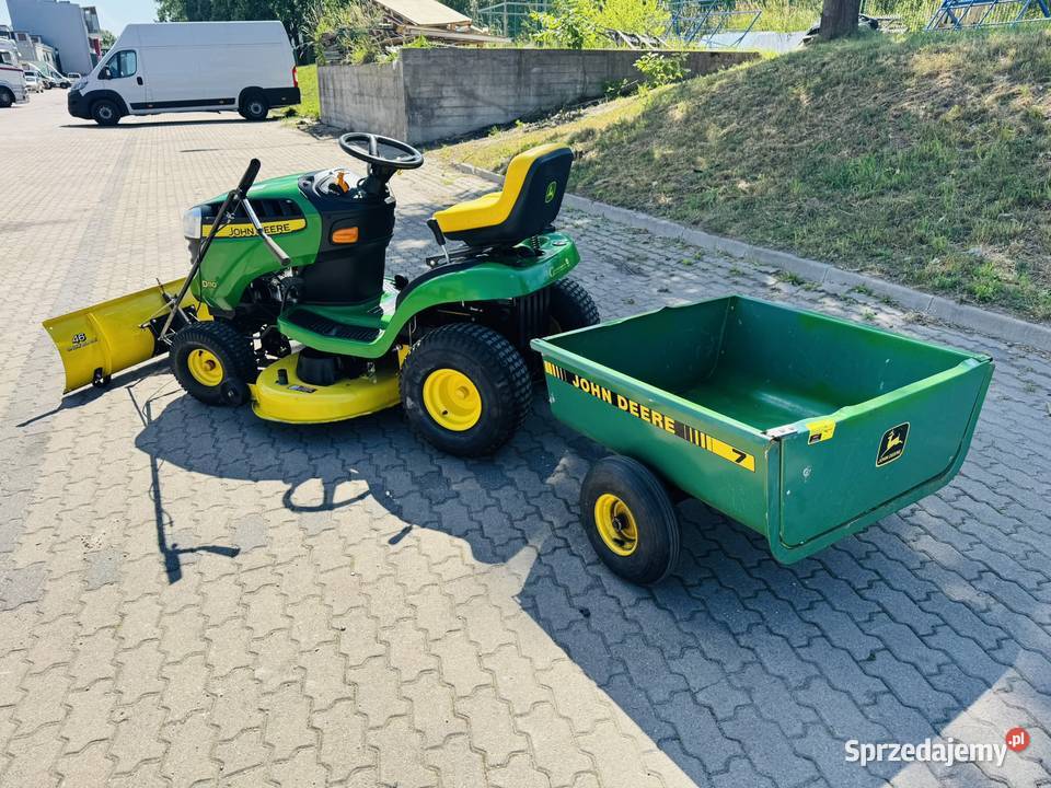 Traktorek kosiarka John Deere D110 19 BS PŁUG Białystok