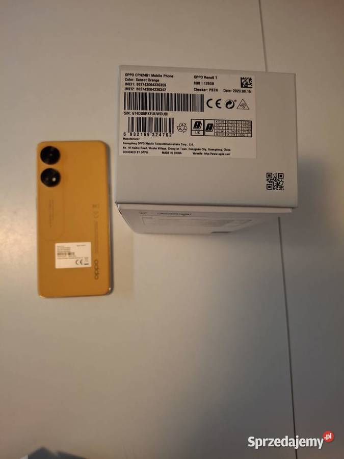 Telefon OPPO Reno8 T NOWY Telefony i Akcesoria Borne Sulinowo