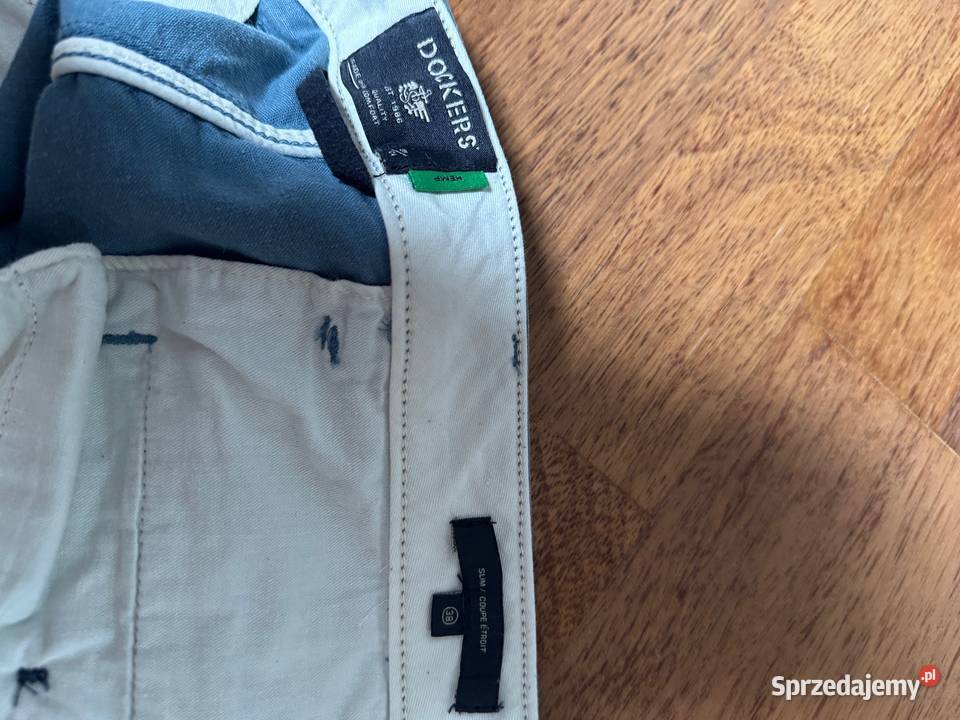 Spodnie Dockers Levis Levis 38W 32L bawełna len śląskie Dąbie