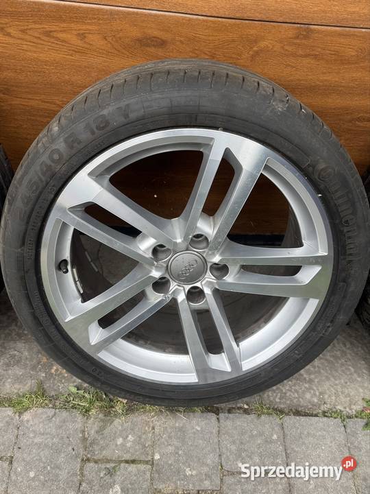 Alufelgi oryginał Audi 18 opony letnie 24540R18 Wiązownica Duża