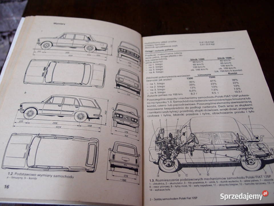 Książka Jeżdżę samochodem Fiat 125p wyd 1979r miękka łódzkie Łódź