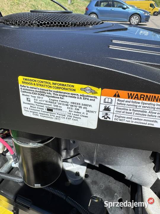 Traktorek kosiarka John Deere E110 BriggsStrat z Białystok