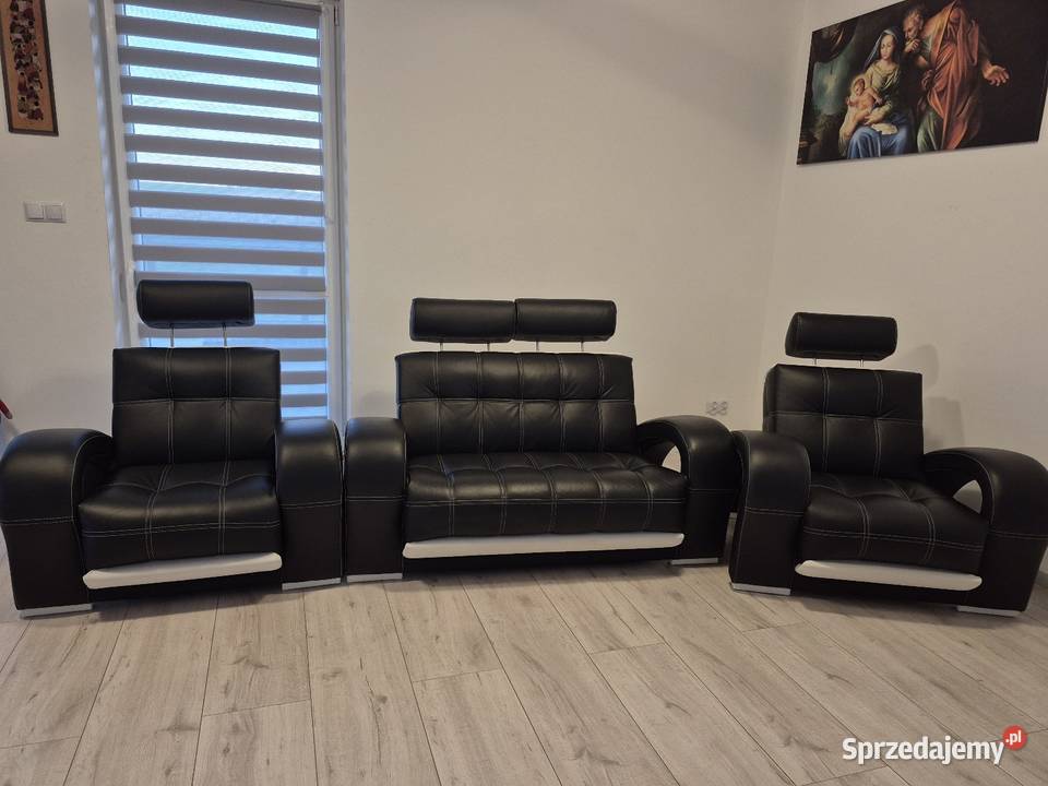 Sofa dwuosobowa plus dwa fotele Jędrzejów sprzedam