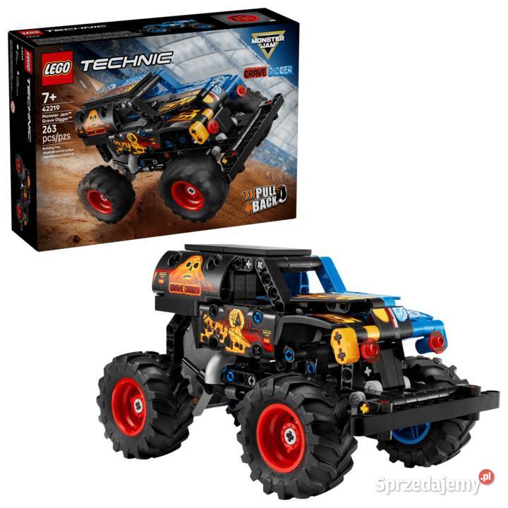 LEGO TECHNIC Monster Jam Grave Digger ogień i warmińsko-mazurskie Ełk