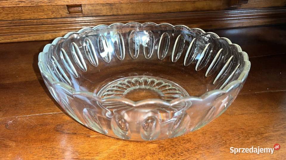 Salaterka miska owocarka To szkło Wzór to owalne