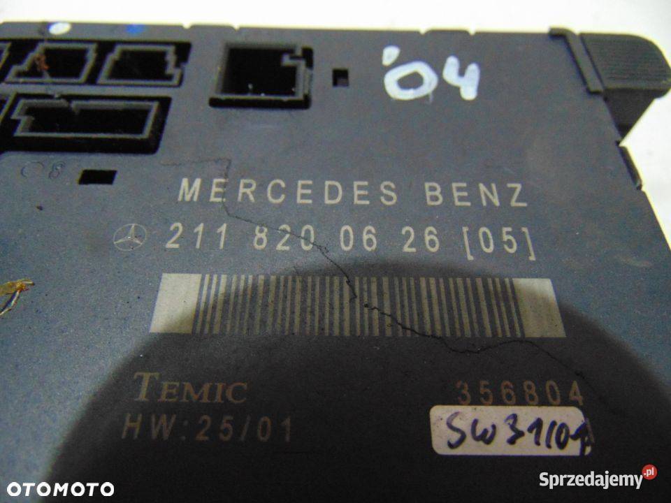 MODUŁ DRZWI PRAWY PRZÓD MERCEDES W211 osobowe Nowy Tomyśl