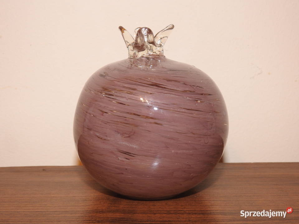 Śliczne ozdobne szklane jabłuszkodekoracja Porcelana i szkło kujawsko-pomorskie Inowrocław