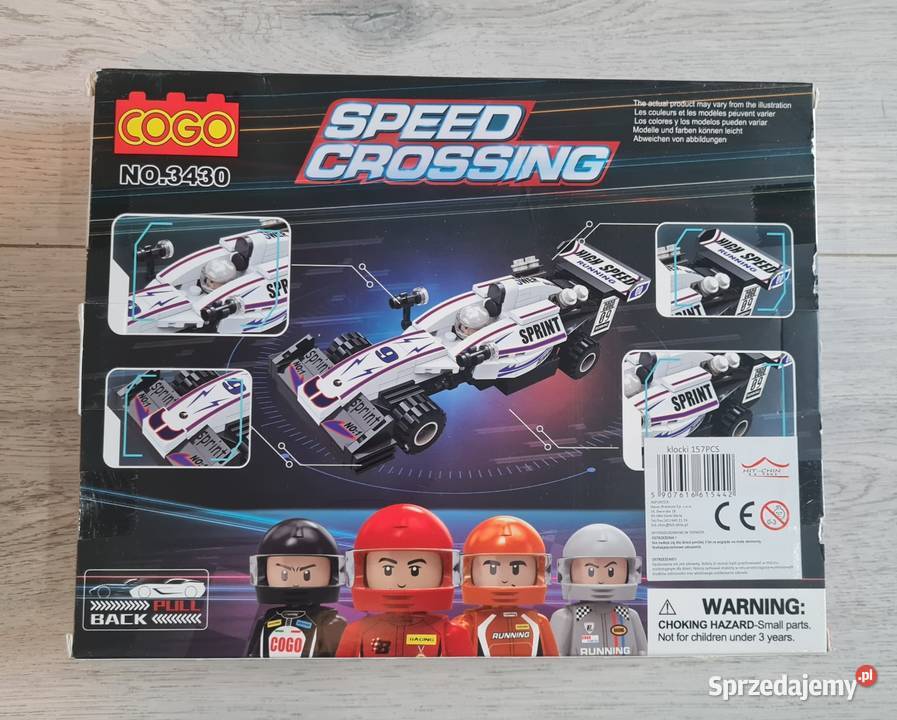 Auto Cogo klocki 3430 Auto Sportowe Formuła 1 Klocki Łódź sprzedam