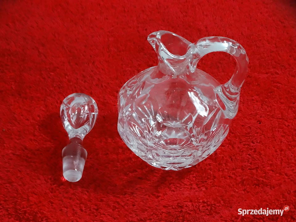 Unikalny Kryształowy KarafkoDzbanek Vintage Biłgoraj