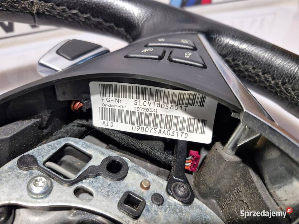 BMW E60 E61 E63 E64 LCI KIEROWNICA SPORT ŁOPATKI
