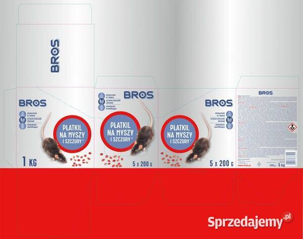 Ziarno na myszy i szczury 1 5 x doypack 200g Kamionna