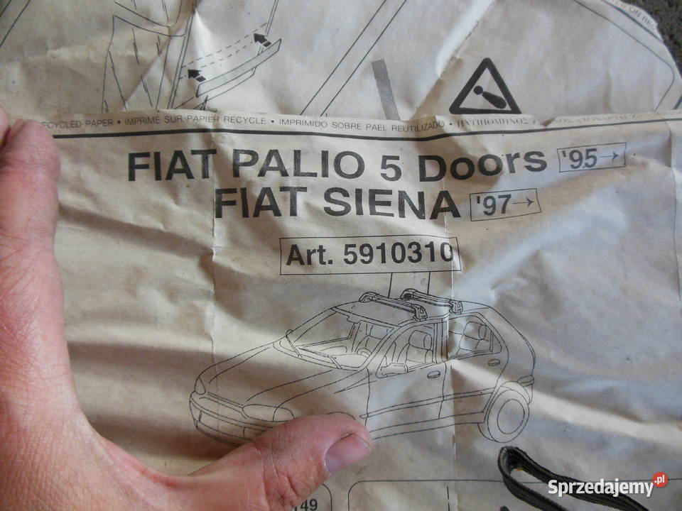 5910310 BGAŻNIK DACHOWY FIAT SIENA Kozy