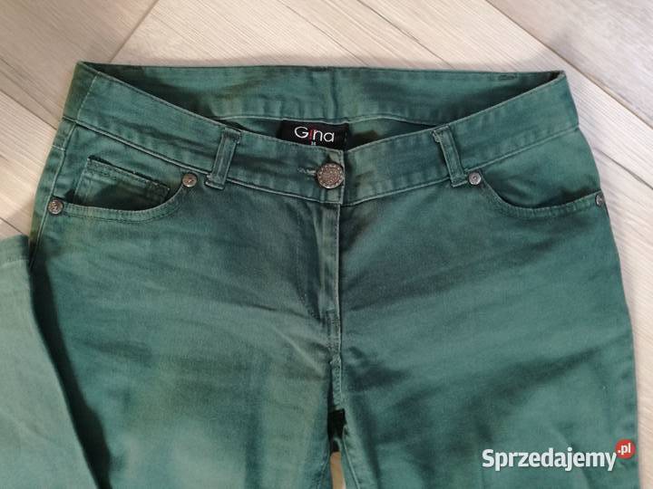 Spodnie GINA 3638 zielony Dębica