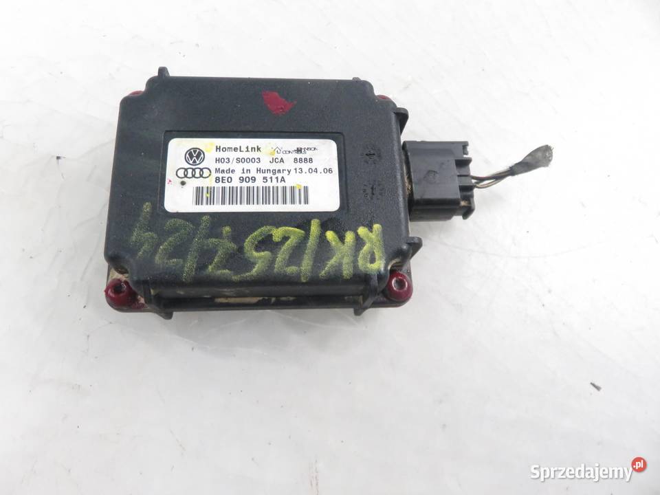 MODUŁ STEROWNIK HOMELINK AUDI A4 B7 8E0909511A Skrzynki bezpieczników małopolskie sprzedam