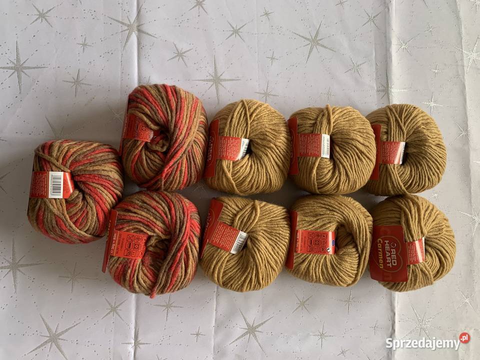 Włóczka z wełną gruba nić zestaw Pozostałe zachodniopomorskie Szczecin