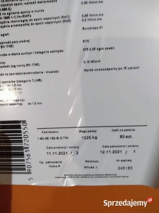 Pustak pustaki beton komórkowy 15