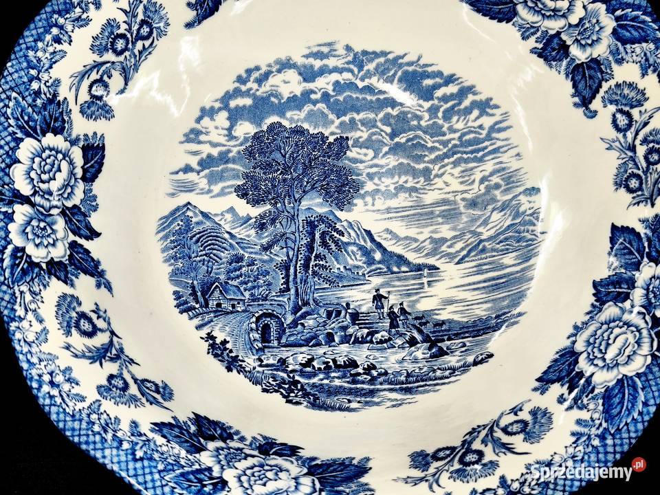 Miska głęboka angielska Lochs of Scotland Porcelana i szkło Chełm