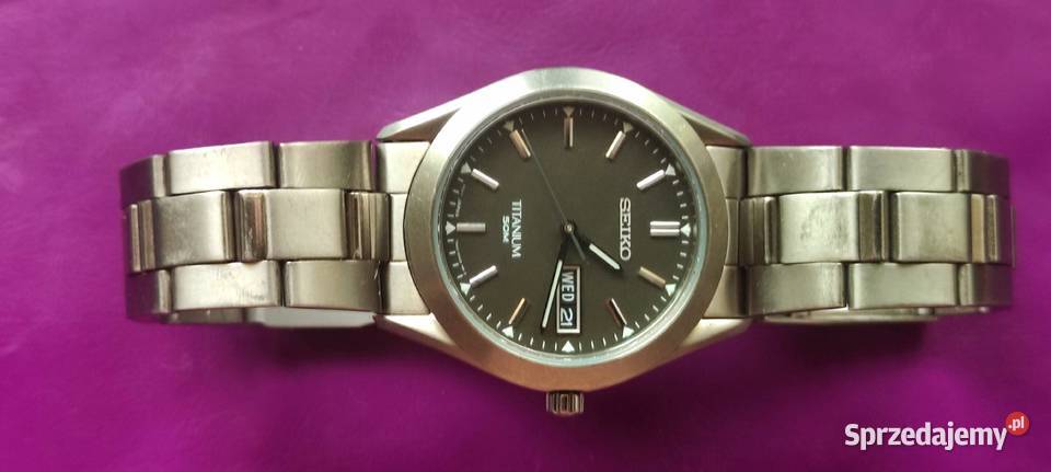 Zegarek męski SEIKO TITANIUM prod Japońskiej Pruszków sprzedam