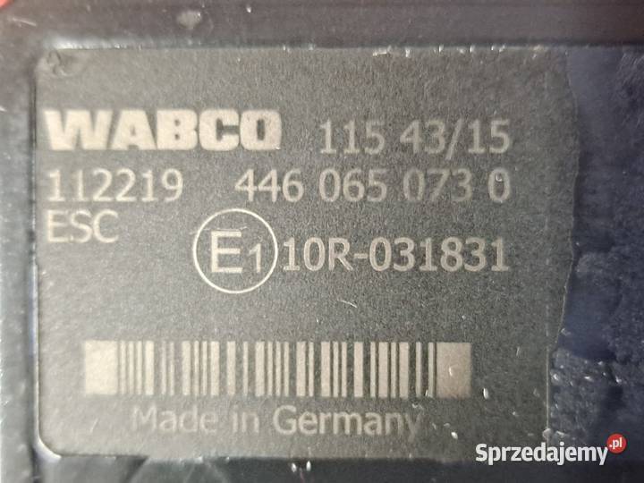 Sterownik Modul ESC Cisnienia Kol Wabco świętokrzyskie