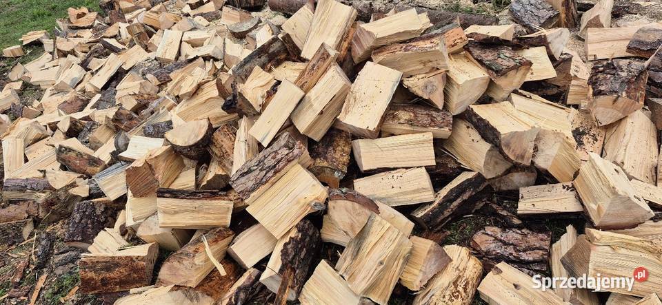 Drewno kominkowo opałowe sosna dąb brzoza łódzkie Kurnędz sprzedam