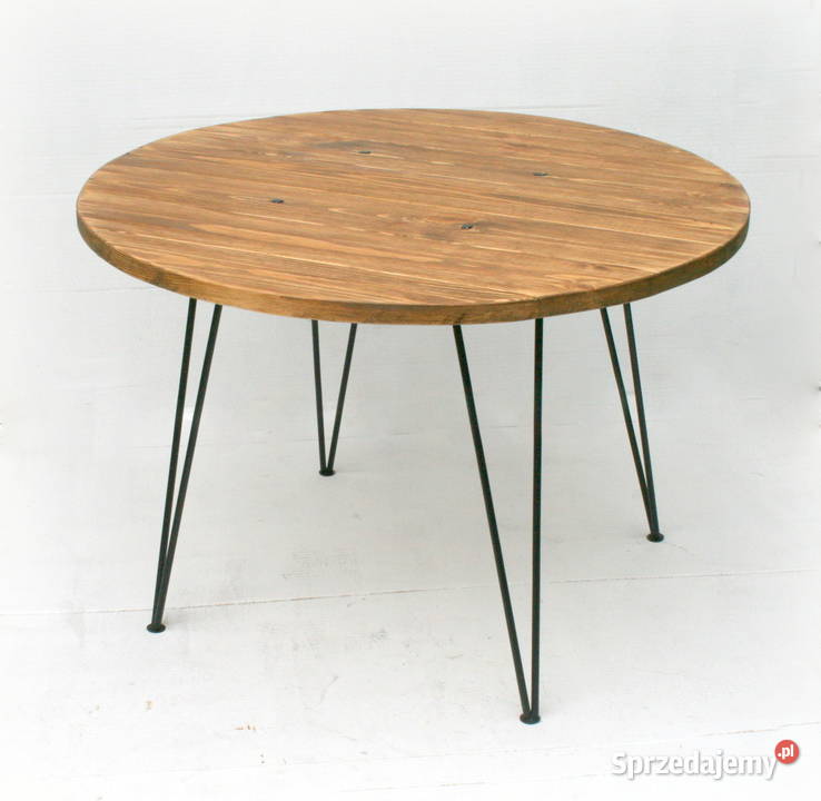 Stolik kawowy LOFT z szufladami na kółkach lite Mielec