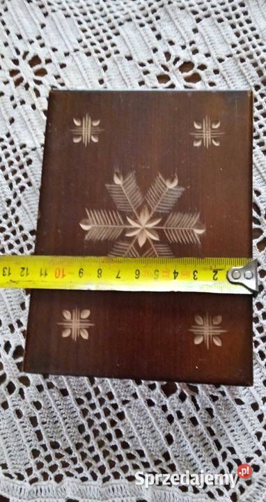 Szkatułka drewniana na biżuterię Nakło nad Notecią sprzedam