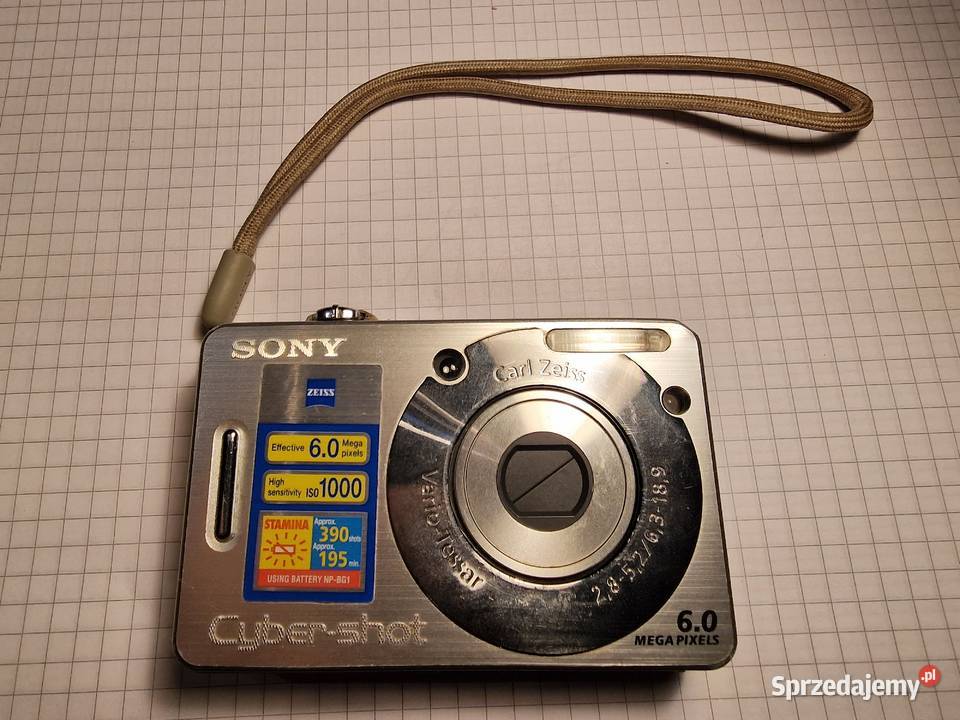 Aparat fotograficzny Sony Cyber Shot zachodniopomorskie Stargard sprzedam