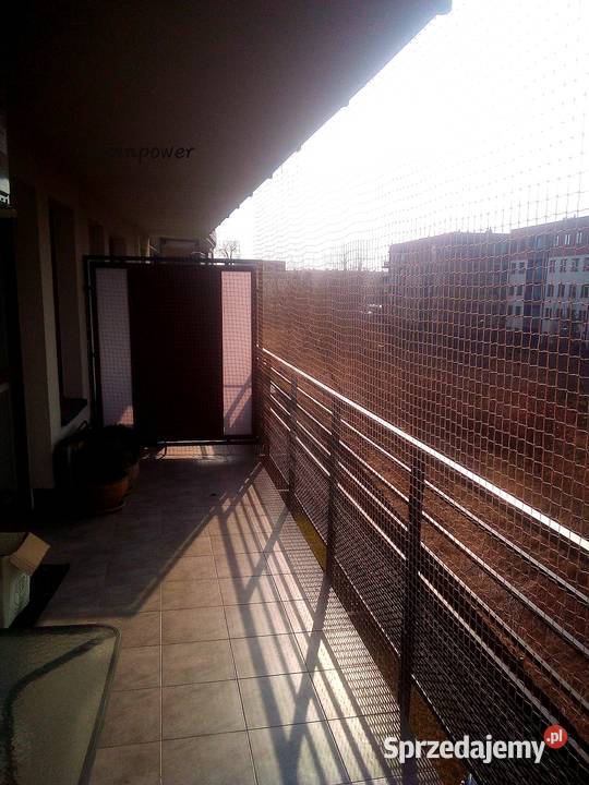Siatka na balkon przeciw gołębiom montaż