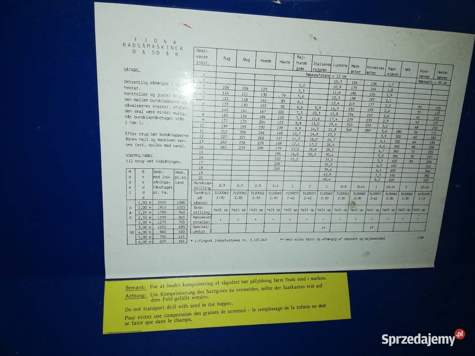 Zestaw siewny 3m nabudowany Fiona agregat Górne sprzedam