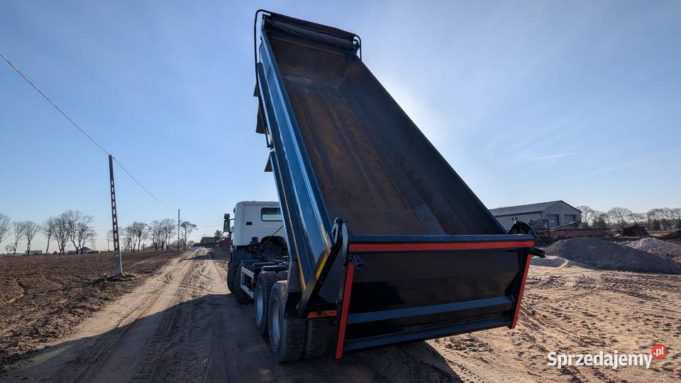 Scania P410 wywrotka 8x4 automatyczna plandeka