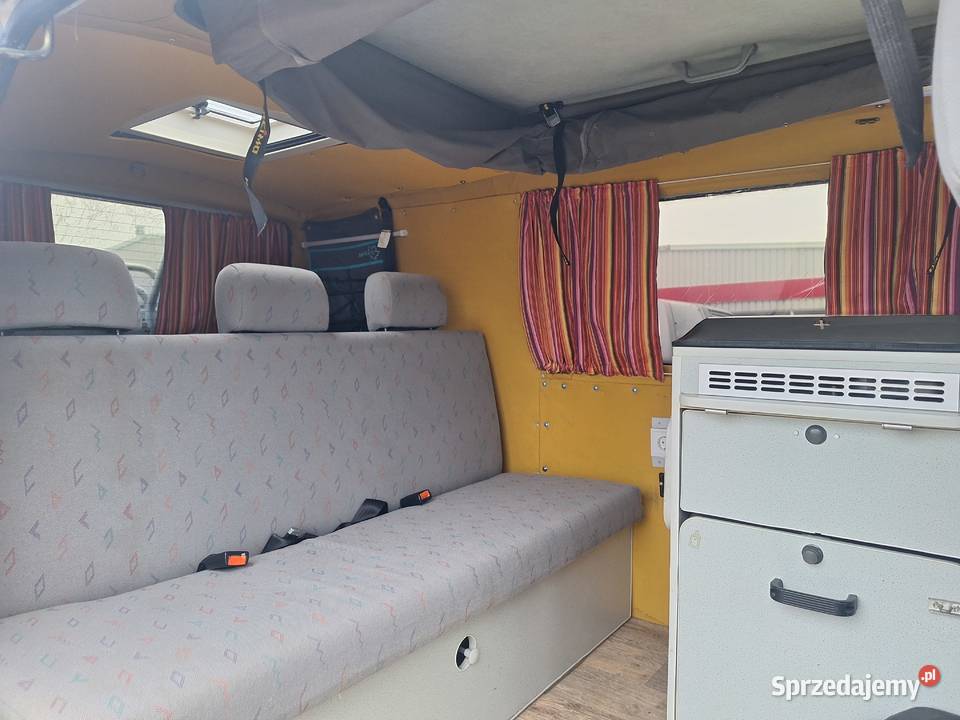 Volkswagen Transporter t4 25 Tdi Kamper bus Lift Samochody dostawcze Lębork