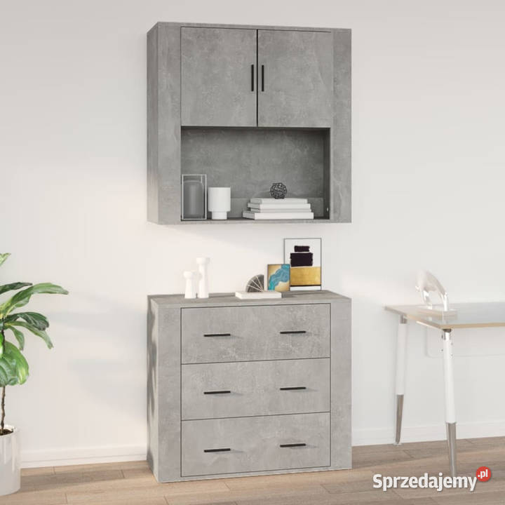 Szafka wisząca betonowa szarość 80x33x80 Warszawa