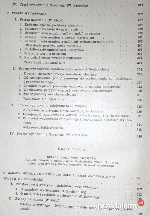 Zarys pedagogiki Tom 2 Bogdan Suchodolski Rok wydania 1959 lubelskie Chełm sprzedam