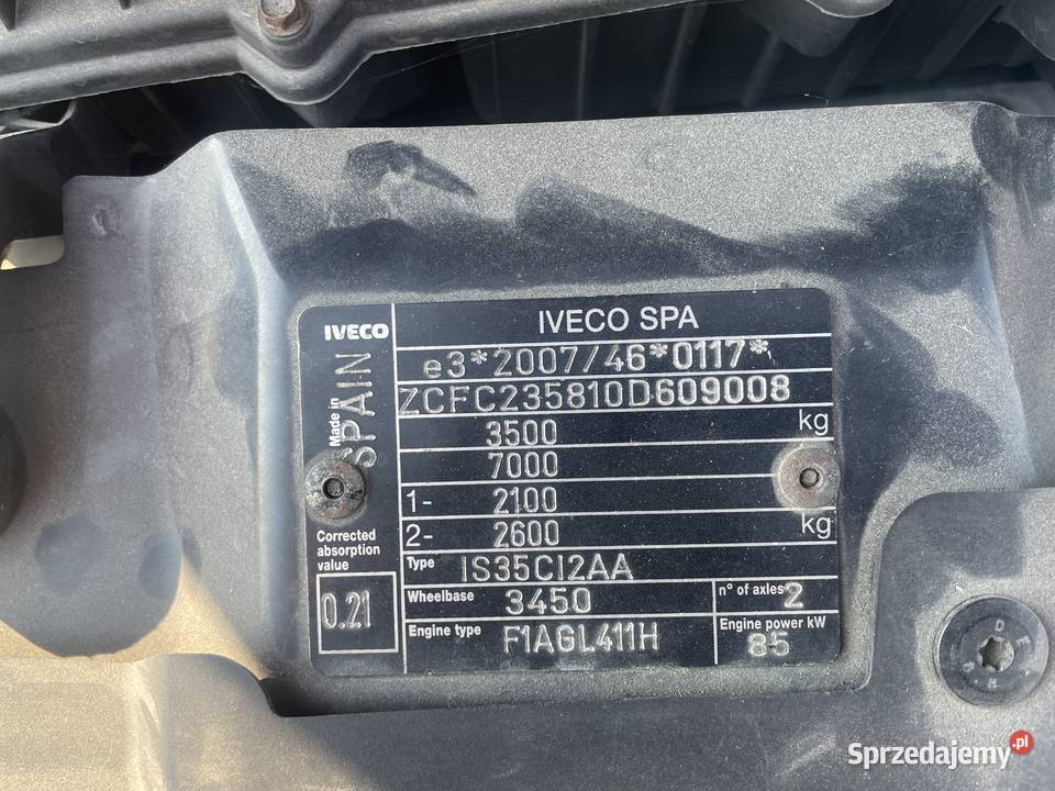 Iveco Daili Kiper Wywrotka 2016 r