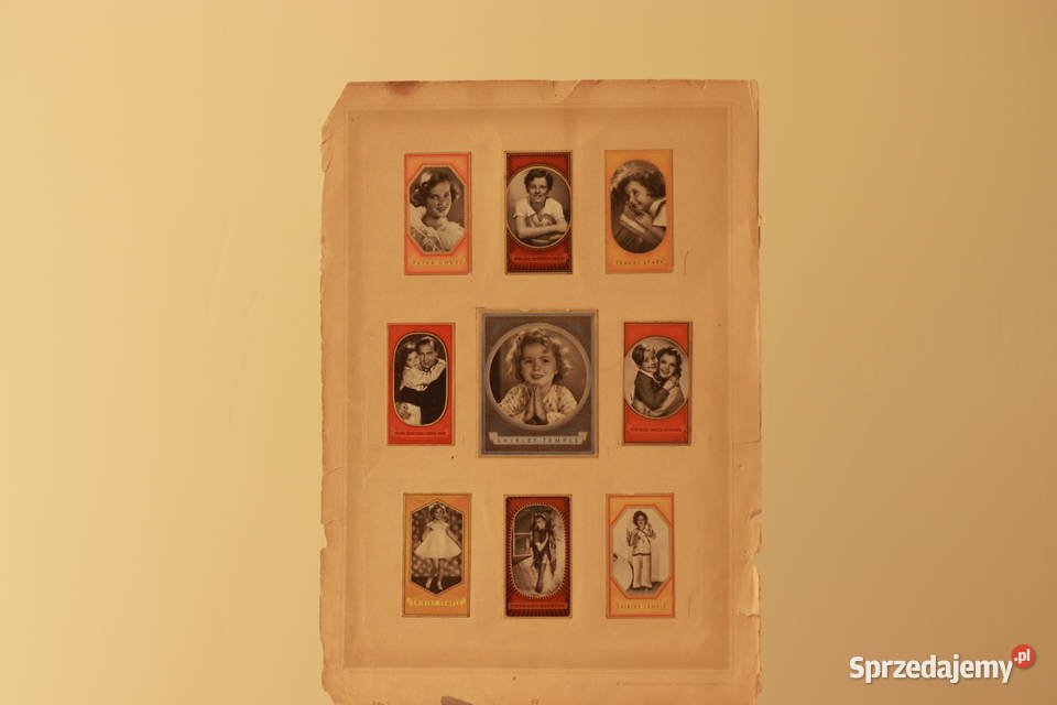 zdjęcia wycinki kolekcjonerskie aktorów unikat